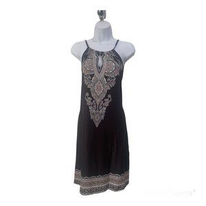 Strap Detail Keyhole Dress